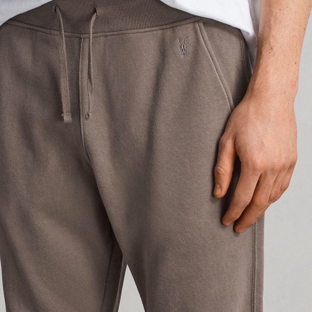 All saints brown joggers